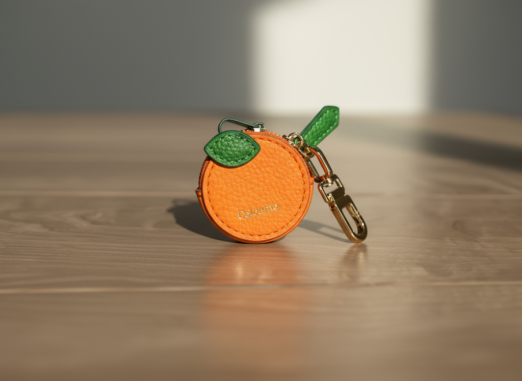 Celoume Fruit Coin Purse – Orange / Mini & Regular (Set / Single)  （セ・ルー・ム フルーツコインパース オレンジ／ミニ＆レギュラー〈セット／単品〉）