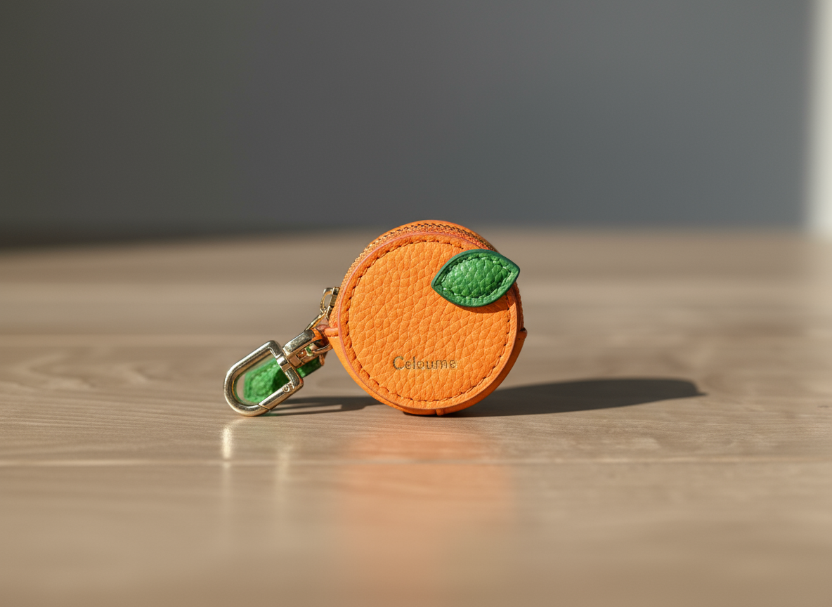 Celoume Fruit Coin Purse – Orange / Mini & Regular (Set / Single)  （セ・ルー・ム フルーツコインパース オレンジ／ミニ＆レギュラー〈セット／単品〉）