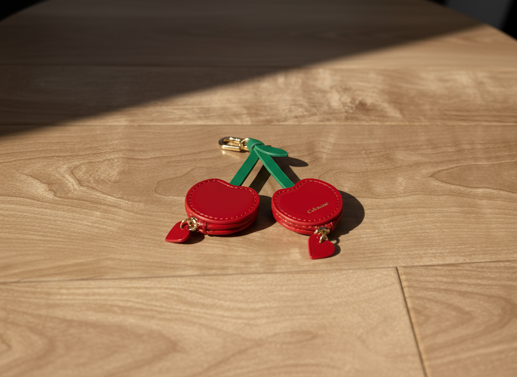 Cherry Mini Purse – Celoume Accessory Line（Matte / Enamel）