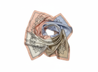 バイカラーパステル シルクスカーフ | Bicolor Pastel Silk Scarf