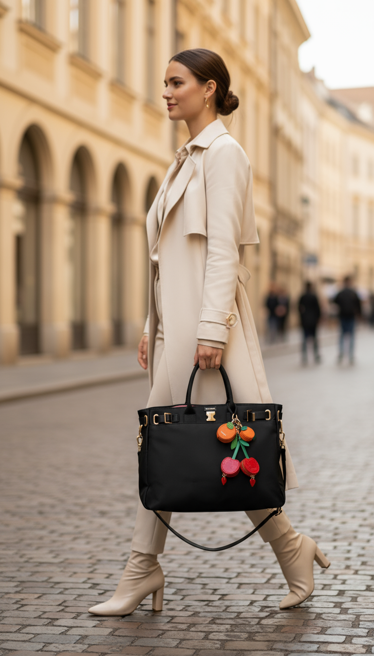 Cherry Mini Purse – Celoume Accessory Line（Matte / Enamel）