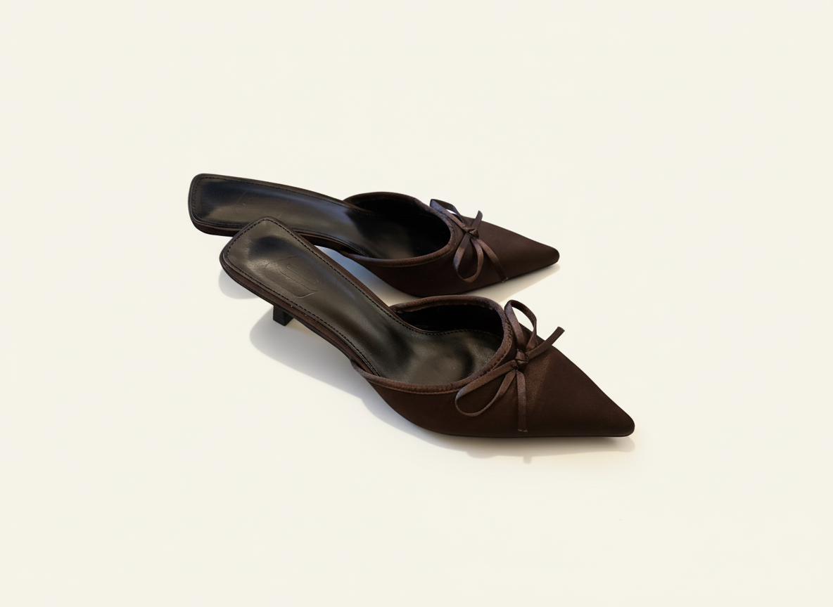 Soft Everyday サテンミュール（7cm）