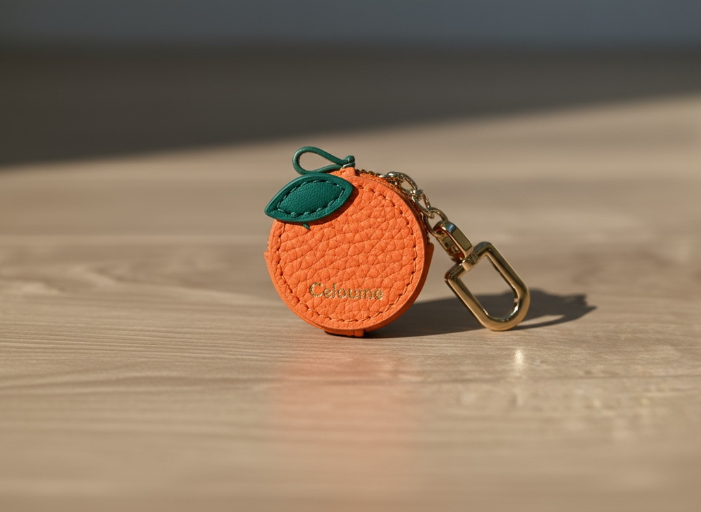 Celoume Fruit Coin Purse – Orange / Mini & Regular (Set / Single)  （セ・ルー・ム フルーツコインパース オレンジ／ミニ＆レギュラー〈セット／単品〉）