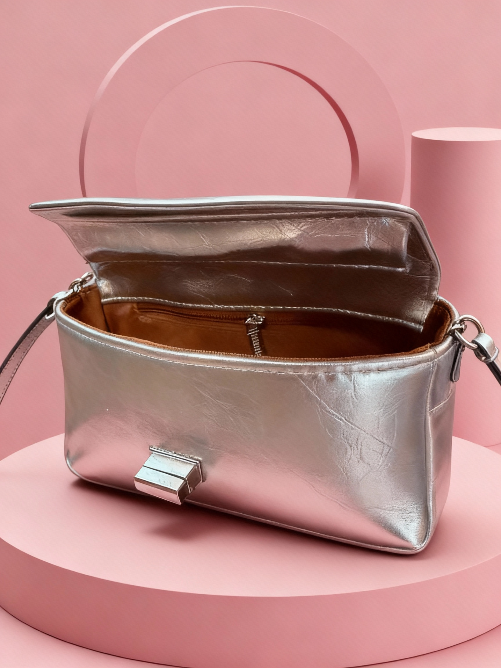 Celoume Silver Chain Mini Bag