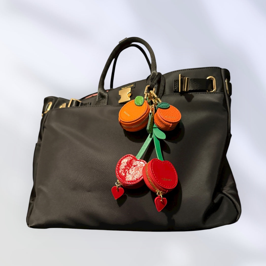 Cherry Mini Purse – Celoume Accessory Line（Matte / Enamel）