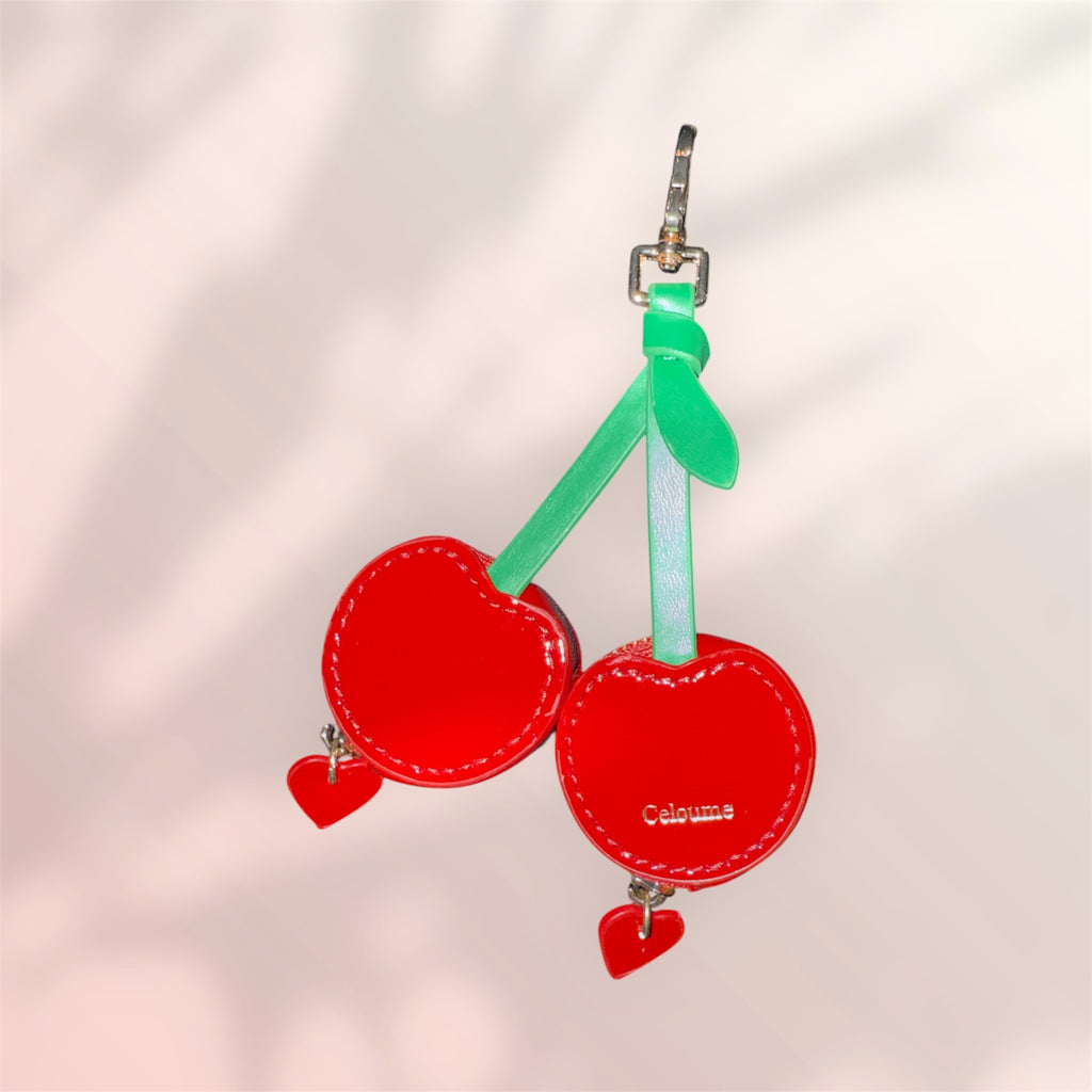 Cherry Mini Purse – Celoume Accessory Line（Matte / Enamel）