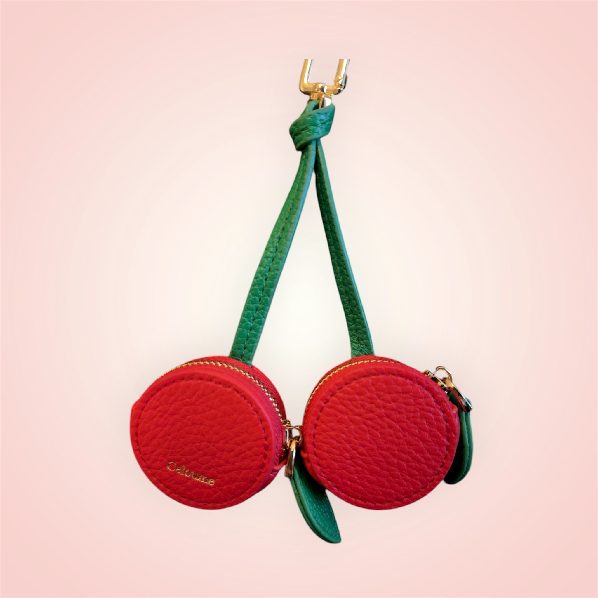 Cherry Mini Purse – Celoume Accessory Line（Matte / Enamel）